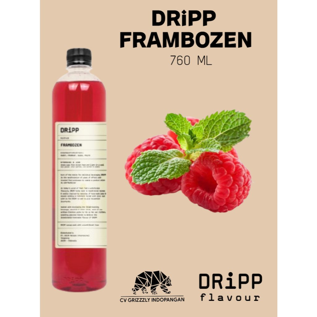 

DRiPP Frambozen Flavour Syrup (Sirup Rasa Framboze)