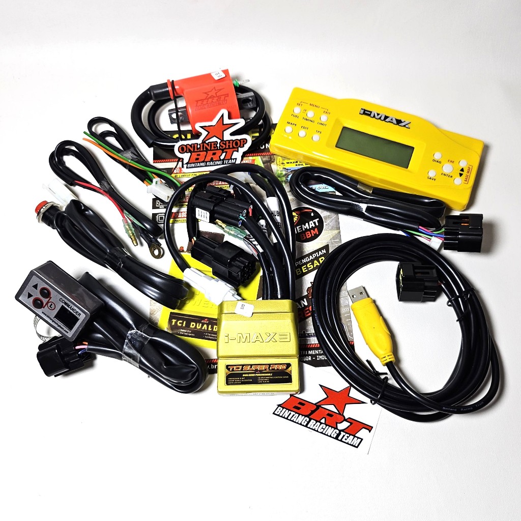 TCI CDI IMAX 3 SUPER PRO + COMMANDER & REMOTE & KABEL USB BRT YZ 125 CDI I-MAX 3 TCI SUPER PRO BRT Y