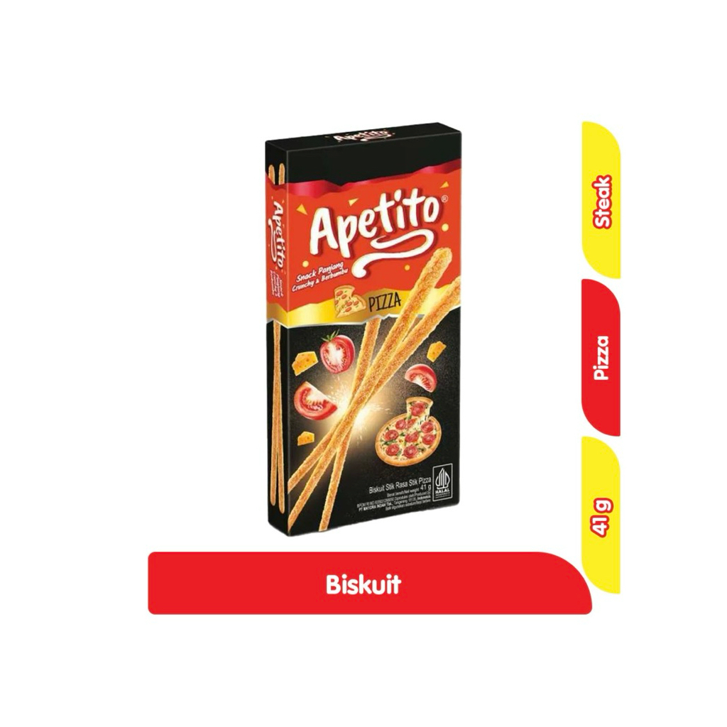 

Apetito Biskuit Stik Rasa Pizza 41 g