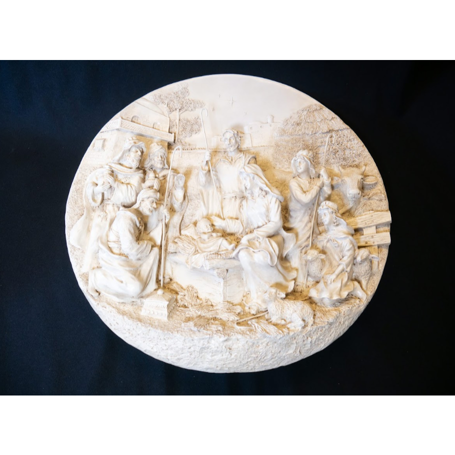 Piring Kelahiran Rohani Katolik 37cm Pajangan Perlengkapan Rohani Katolik