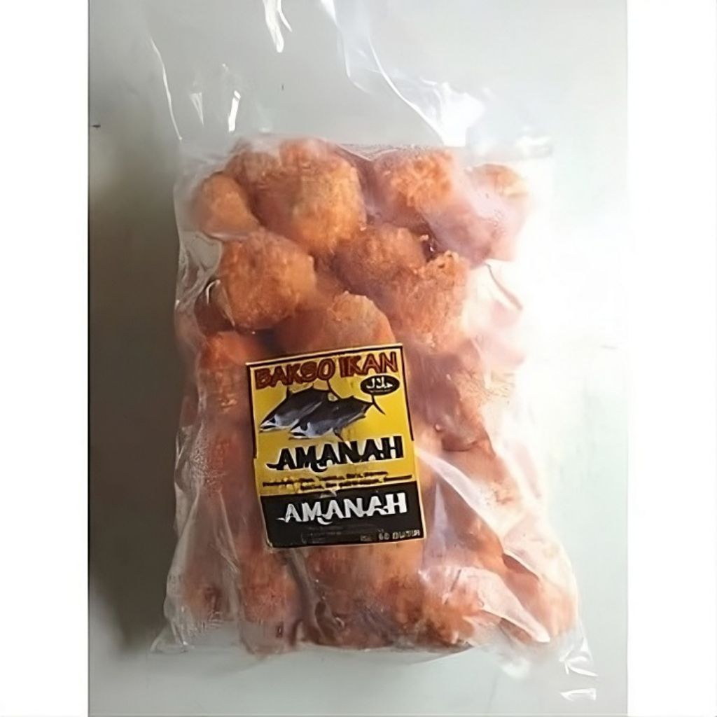 

Amanah Bakso Ikan Crispy 1kg / Bakso ikan lapis panir isi 50 (Frozen Food)