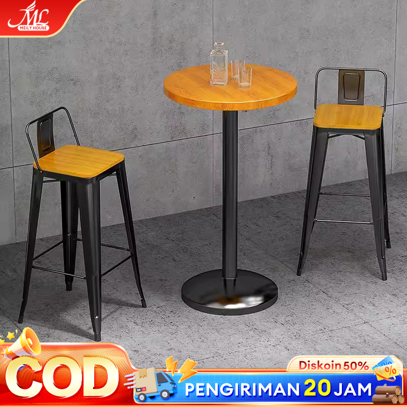 Kursi Bar Besi Minimalis  Kursi Cafe Besi Kursi Persegi Tinggi Kursi Tolix kursi Tinggi