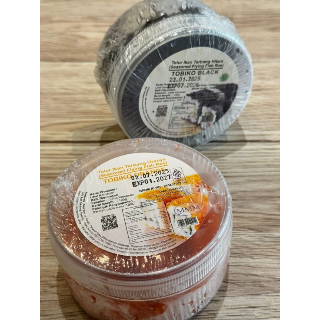 

TOBIKO 100GR - TELUR IKAN TERBANG (SEASONED FLYING FISH ROE)