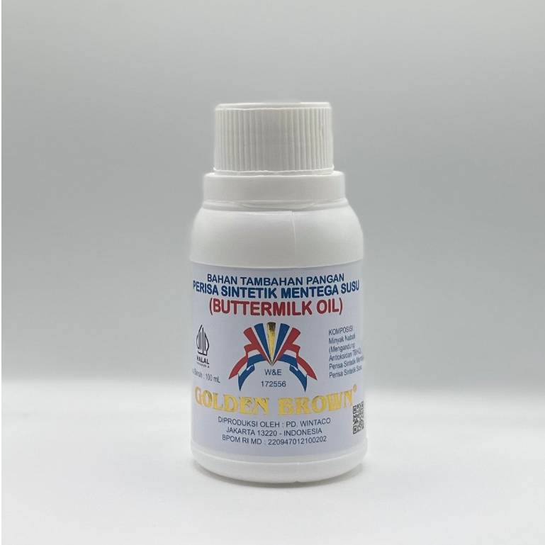 

[HARGA SPESIAL!] Buttermilk Oil (Sintetik Mentega Susu) Golden Brown 100 gr