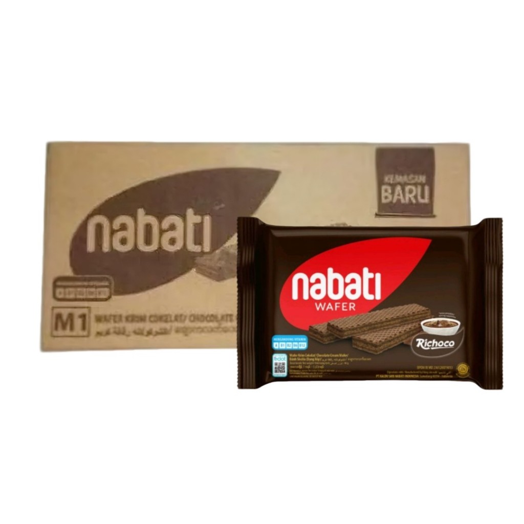 

Nabati Wafer Cokelat 39gr – 1 Dus Isi 80 Pcs | Wafer Cokelat Renyah Lembut Dengan Krim Lezat Camilan Manis Snack Praktis Ekstra Untung Hemat Beli Banyak Cocok Untuk Stok Keluarga & Usaha