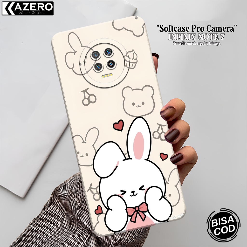 Softcase Hp INFINIX NOTE 7 Terbaru Fashion Case Kartun Case INFINIX NOTE 7 Silikon Pro Camera Casing