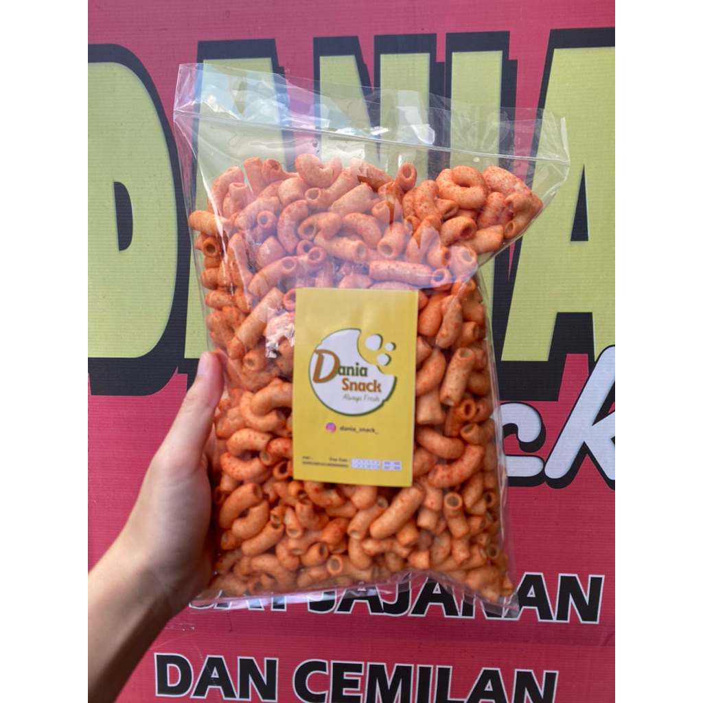 

Makaroni Balado Pedas Gurih Kriuk 250gr – Cemilan Ringan Renyah Kriuk Snack Pedas [DANIA SNACK]