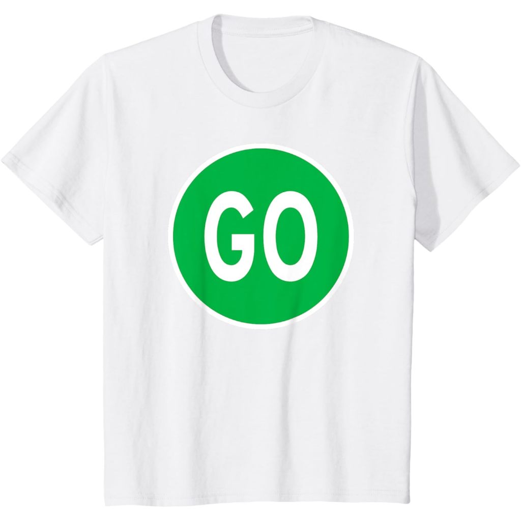 Baju kaos anak GO SIGN GREEN ROAD TRAFFIC LIGHT HIGHWAY STREET STOP SIGN T-Shirt