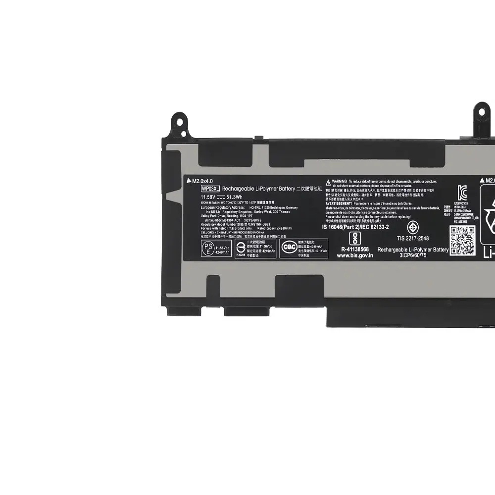 WP03XL Baterai laptop Hp 830 835 840 845 860 865 G9 G10 X360 1040 G9 G10 ZBook Firefly 14 G9 G10 Ser