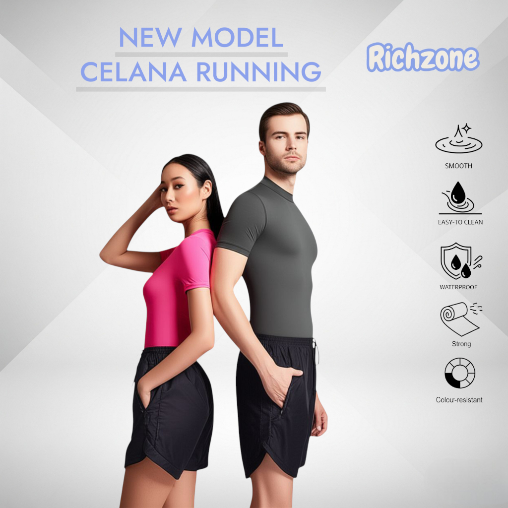 Celana running Pria wanita / Celana lari pendek / Celana olahraga Pendek / kolor dalaman bawahan ola