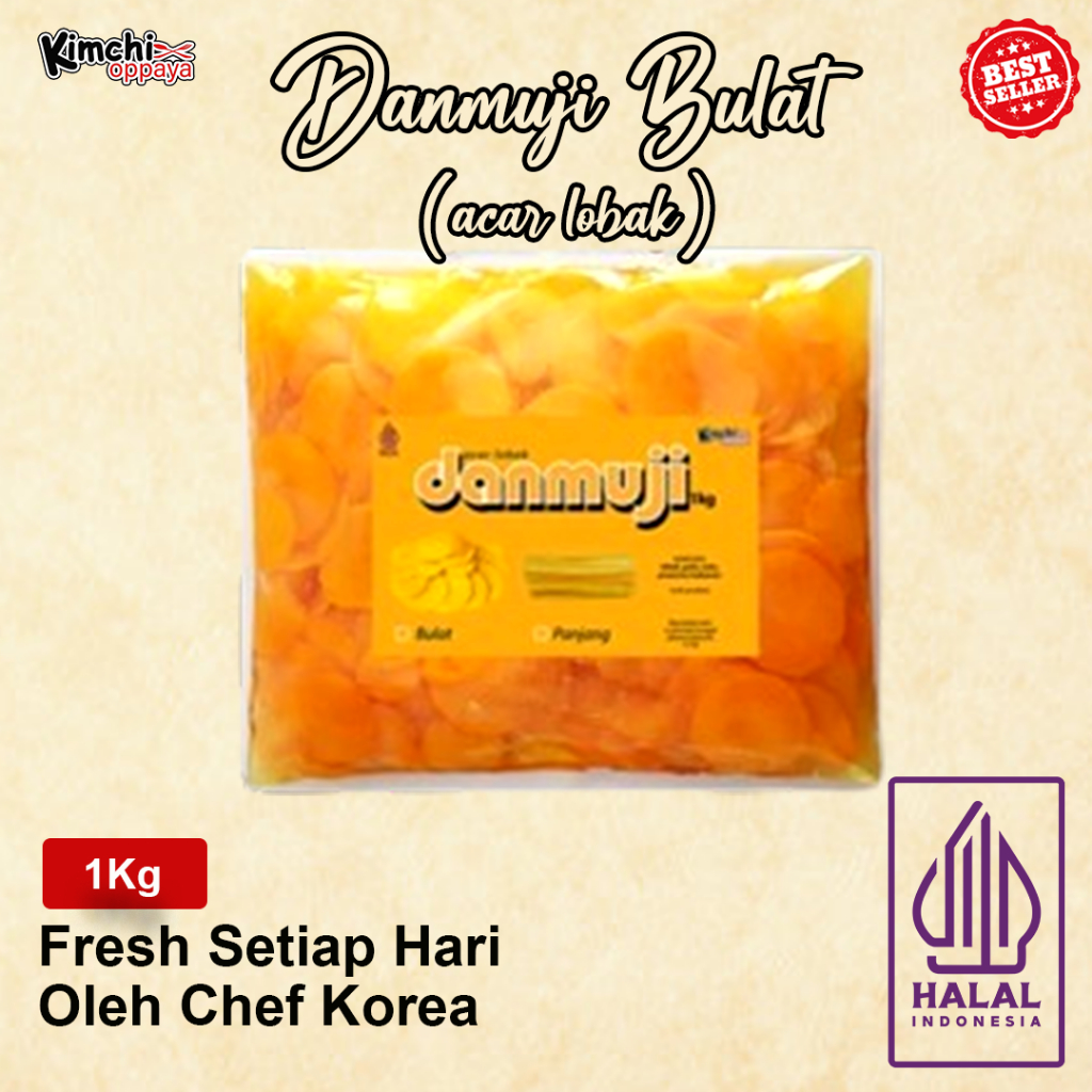 

Danmuji Acar Lobak Korea 1 Kg Acar Lobak Bulat 1 Kg Homemade
