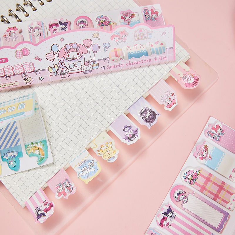 

Pembatas Kertas SANRIO COLLECTION Pembatas Buku Sticky Notes