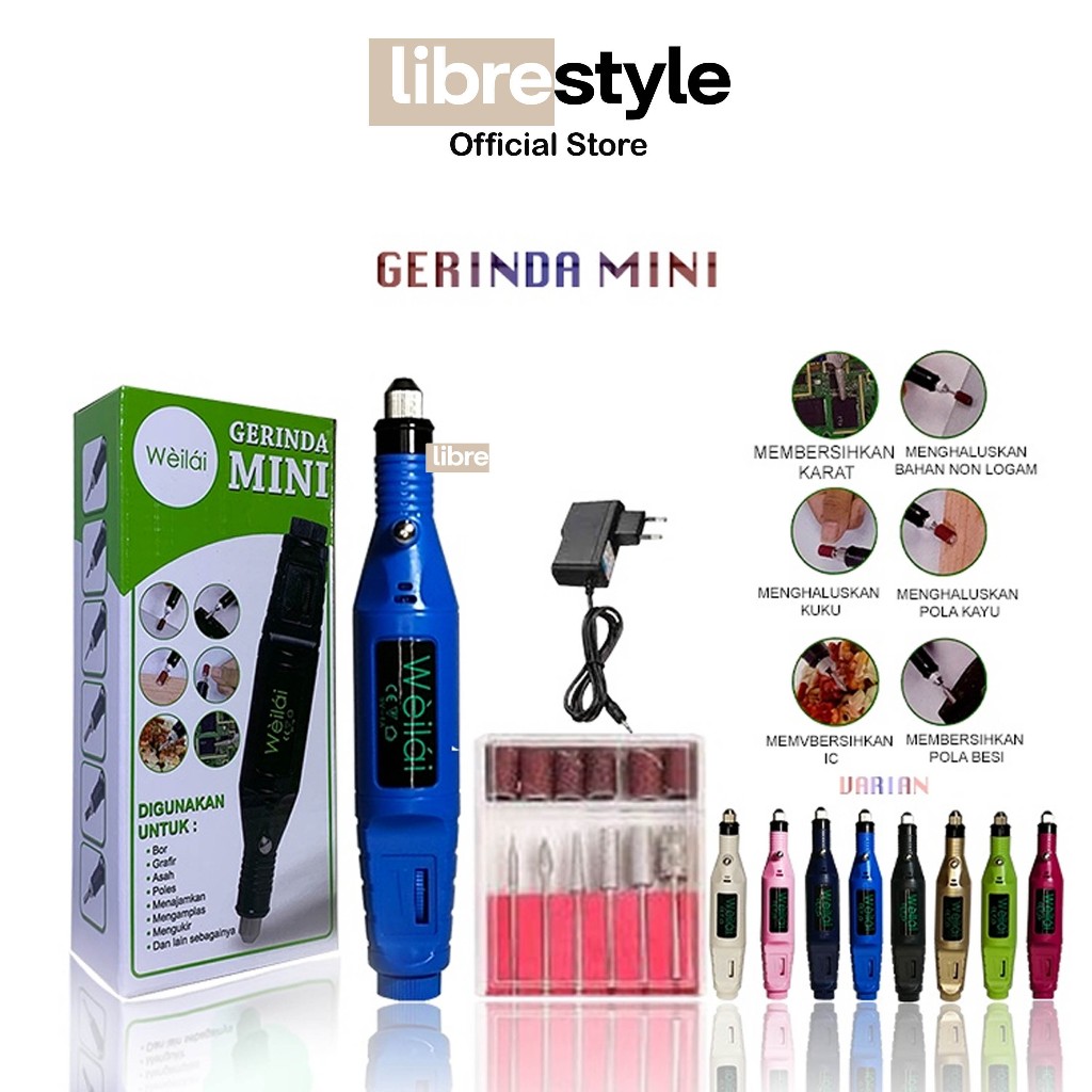 Weilai Mesin Mini Grinder  Grafir Bor Gerinda Ukir gerinda listrik mini gerinda mini