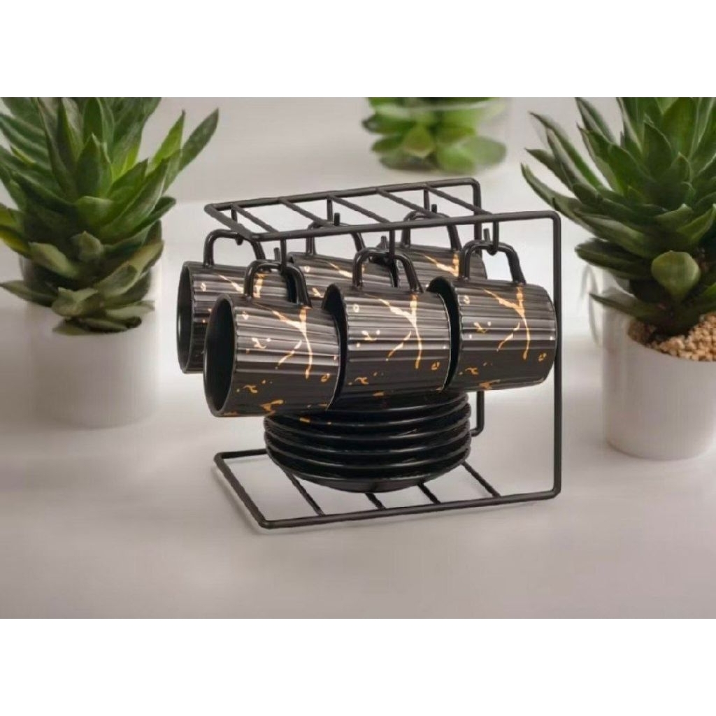 Set gelas + tatakan Vicenza bm912