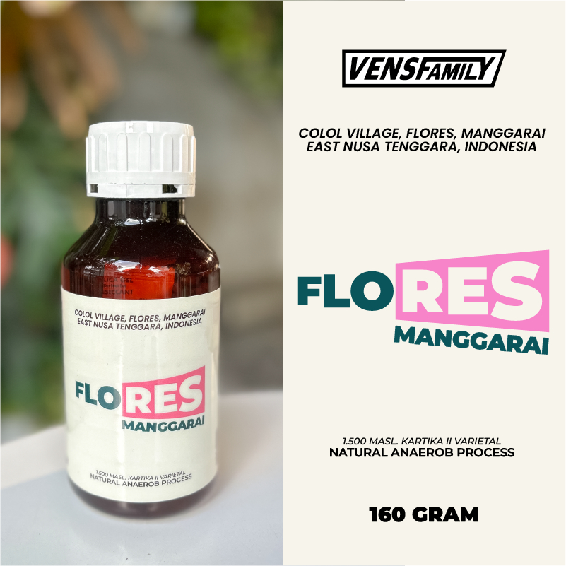 

Kopi Flores Manggarai Natural Anaerob Process 160g