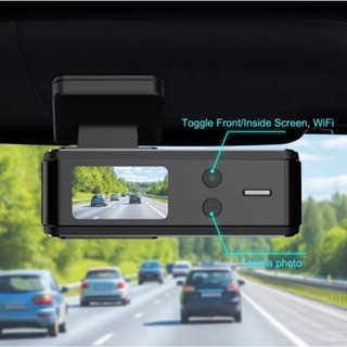 MH - Dash Cam Dual Lens 4K Night Vision Wifi Kamera Mobil Dvr Loop Recording K8