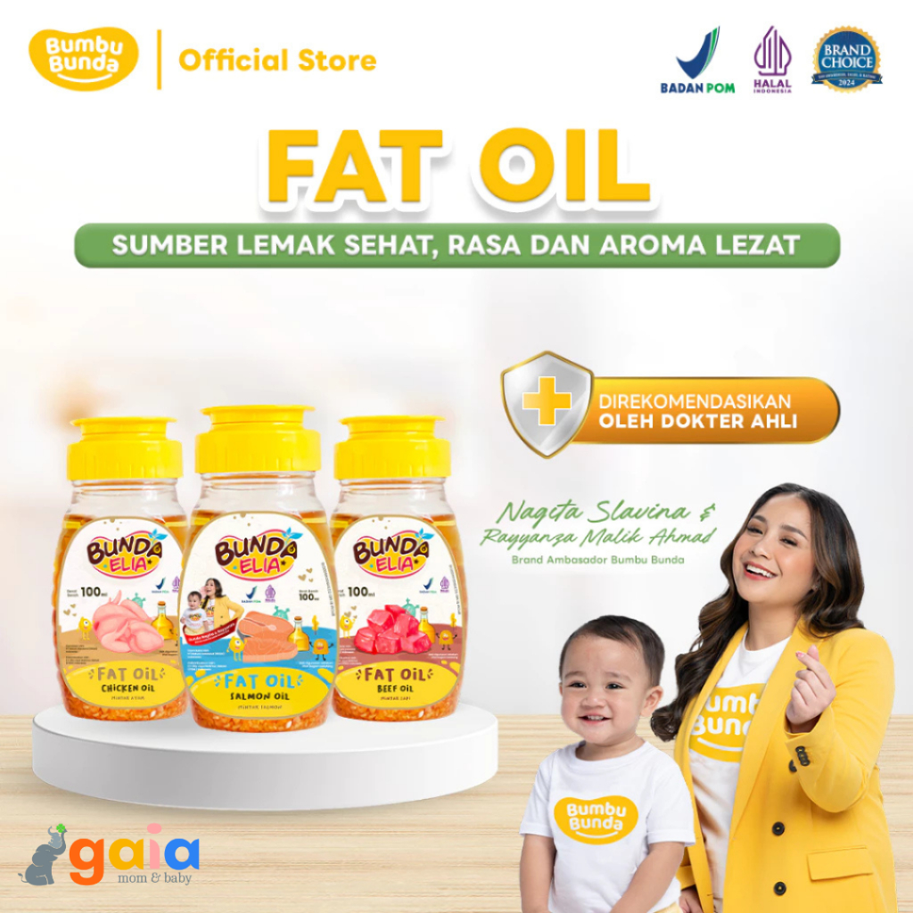 

Bunda Elia Fat Oil 100ml | Minyak MPASI | Tinggi Lemak | BB Booster | Tanpa MSG & Tanpa Pengawet