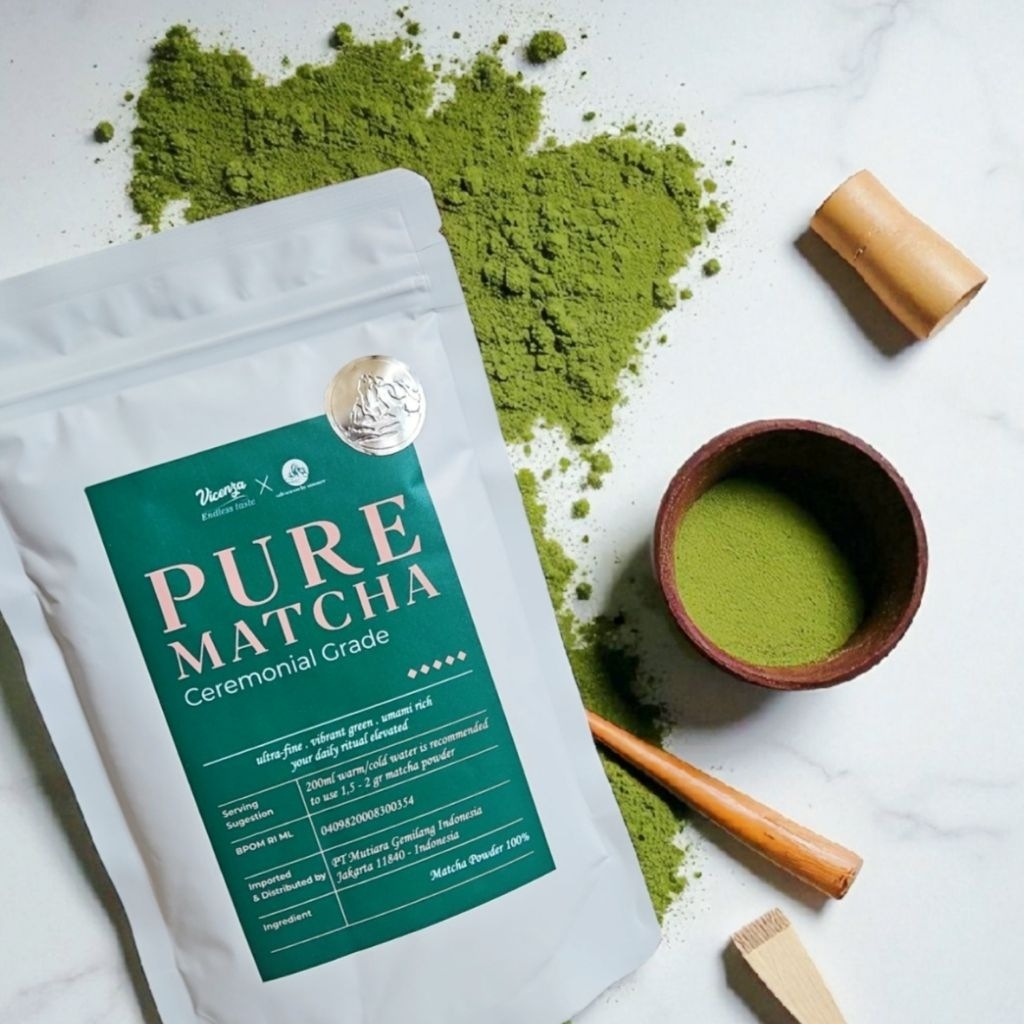 

PURE MATCHA by Saleseason | CEREMONIAL Grade - 100gr | Ceremonial Matcha