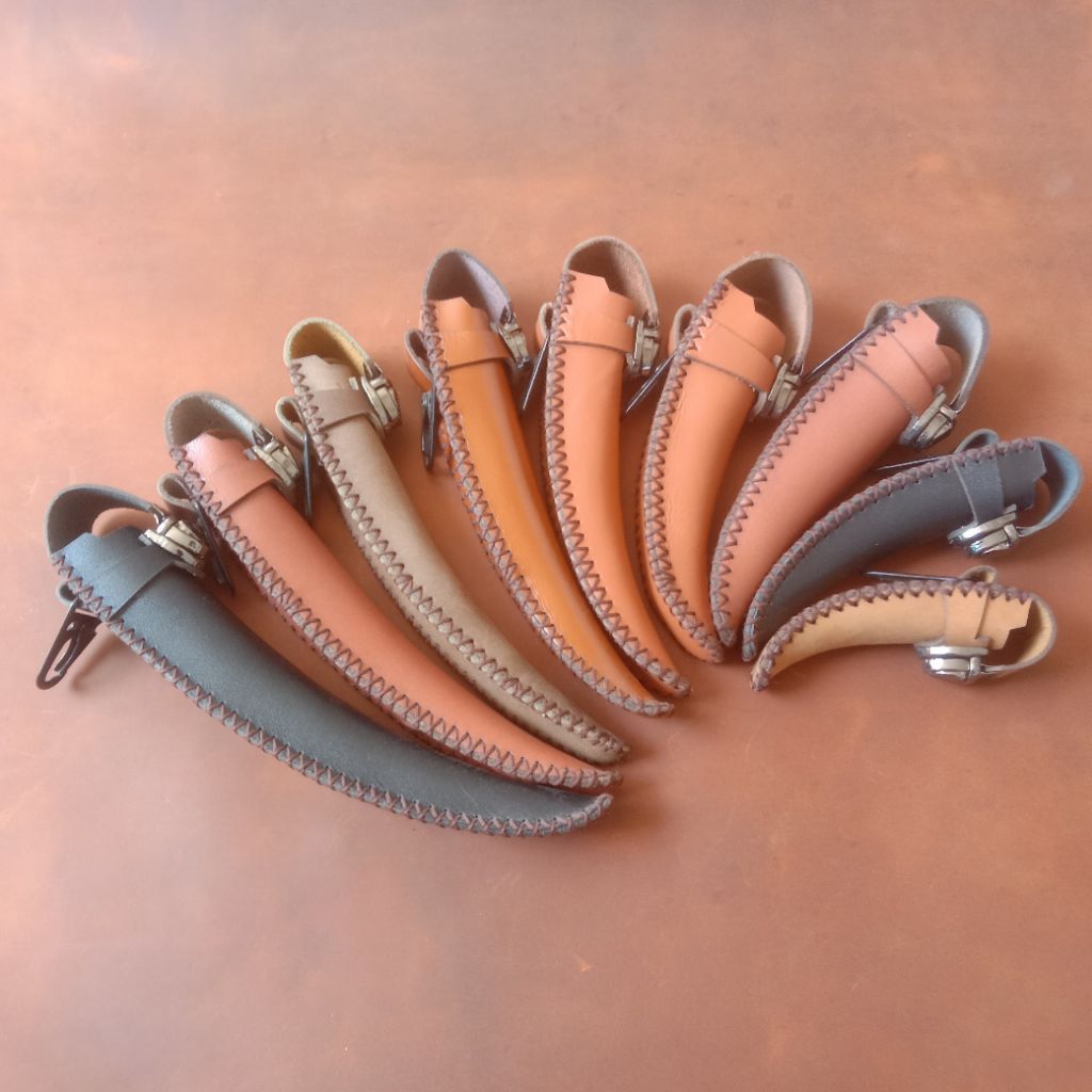 Sarung Pipa Kulit Asli Model Lengkung atau Semi Lengkung