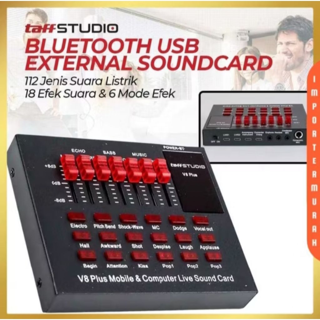 Live soundcard V8+ by taffstudio original