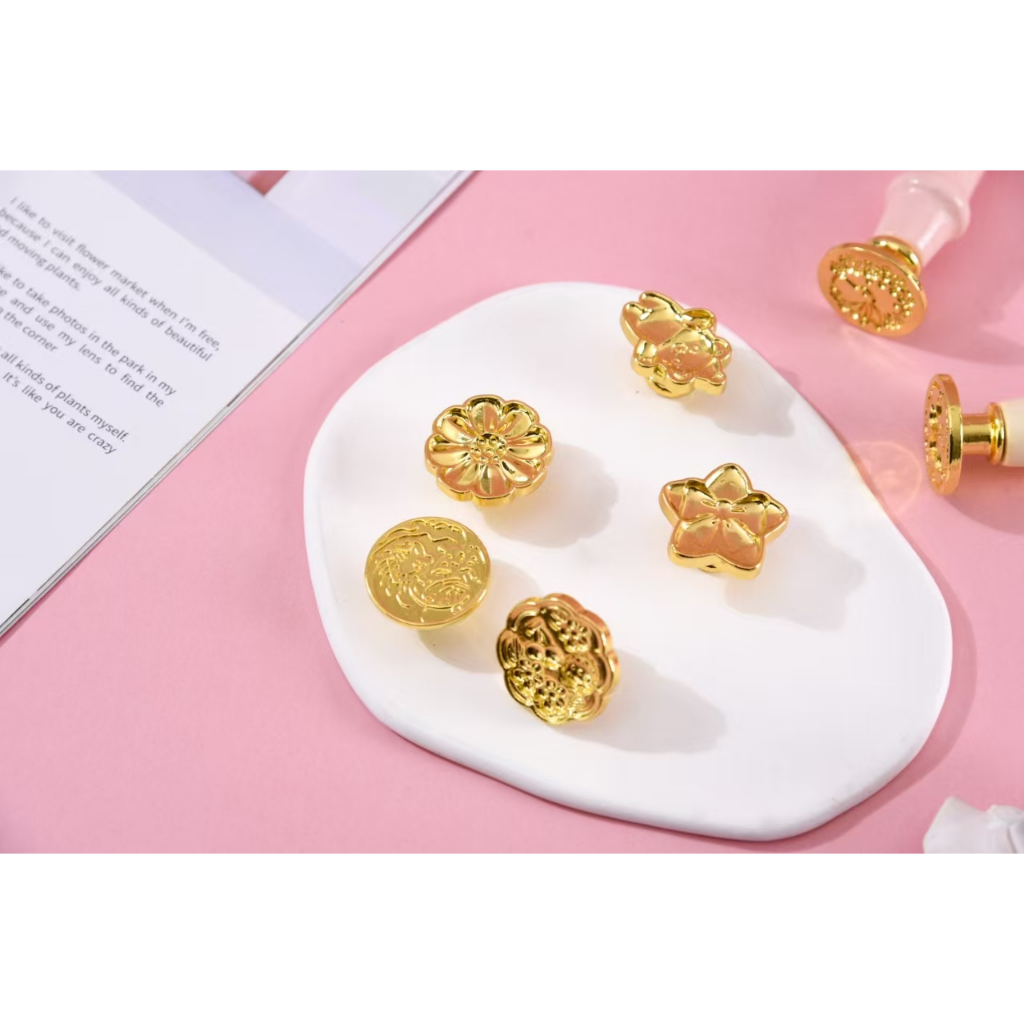 

Seal Wax stamp Symbol Mix series - stempel lilin versi angel, japanese, fleur de lis, Lonceng christmas, cat kucing - cocok untuk scrapbook, undangan pernikahan, DIY wedding invitation - sealing wax