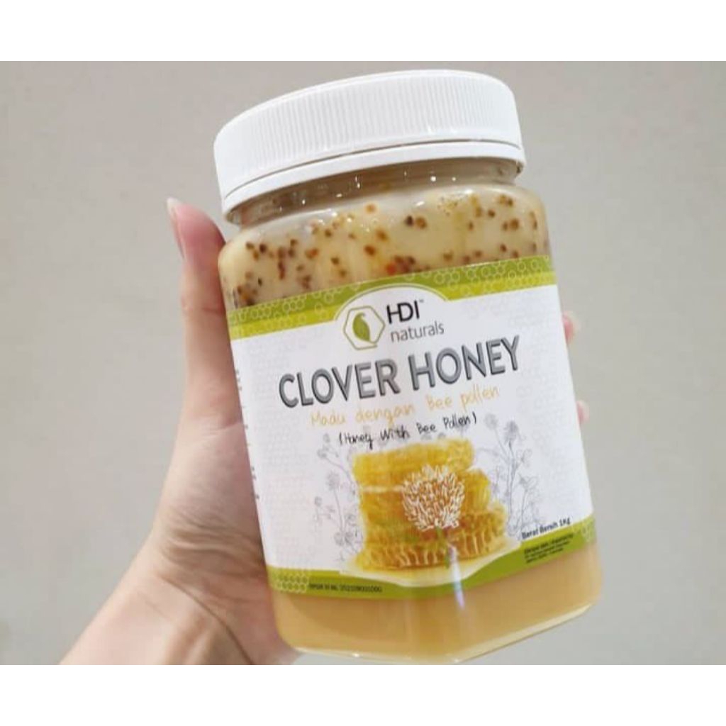 

madu clover honey 1kg exp 2028 ori free sendok kayu