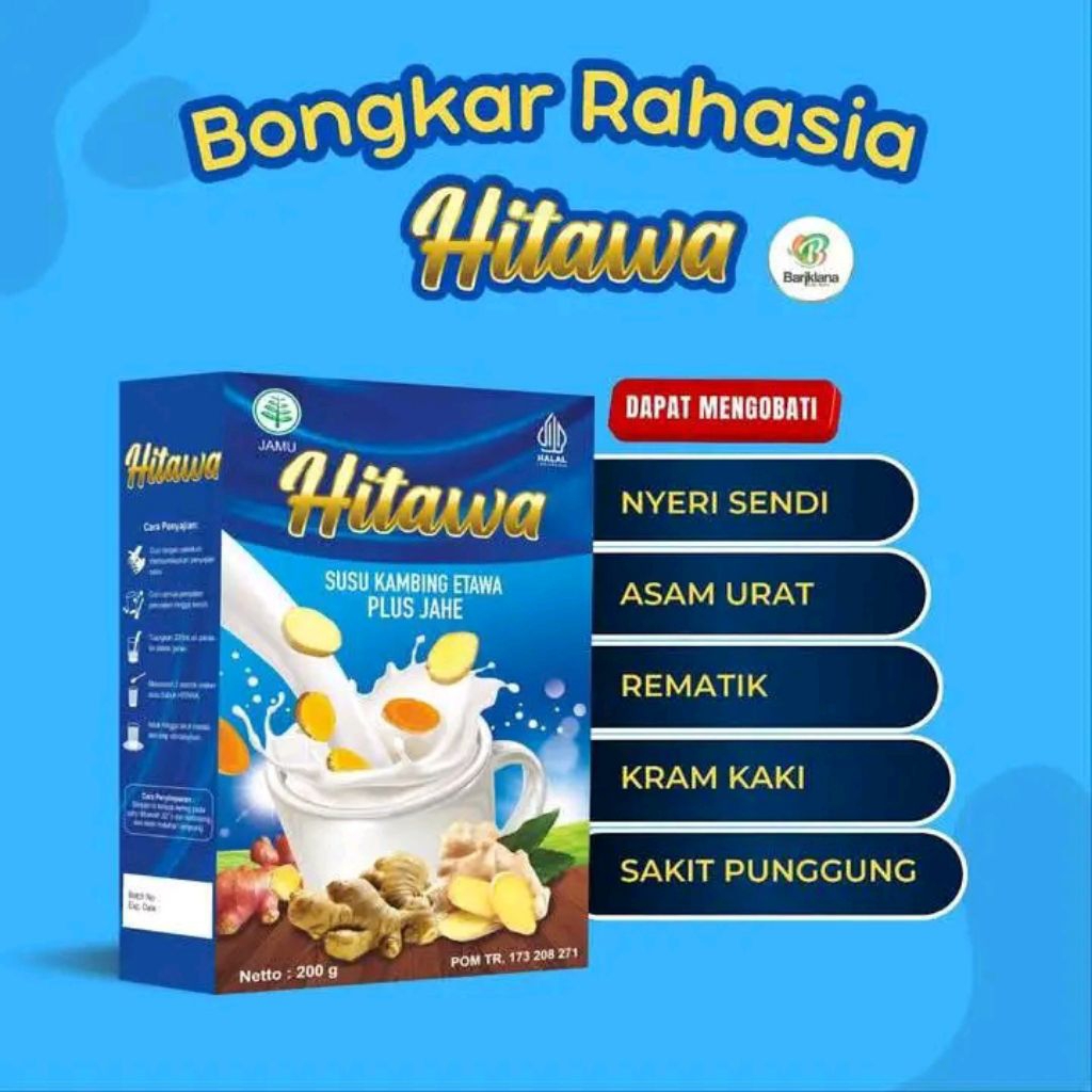 

Hitawa Susu Kambing Etawa plus jahe Kesehatan Tulang dan Sendi