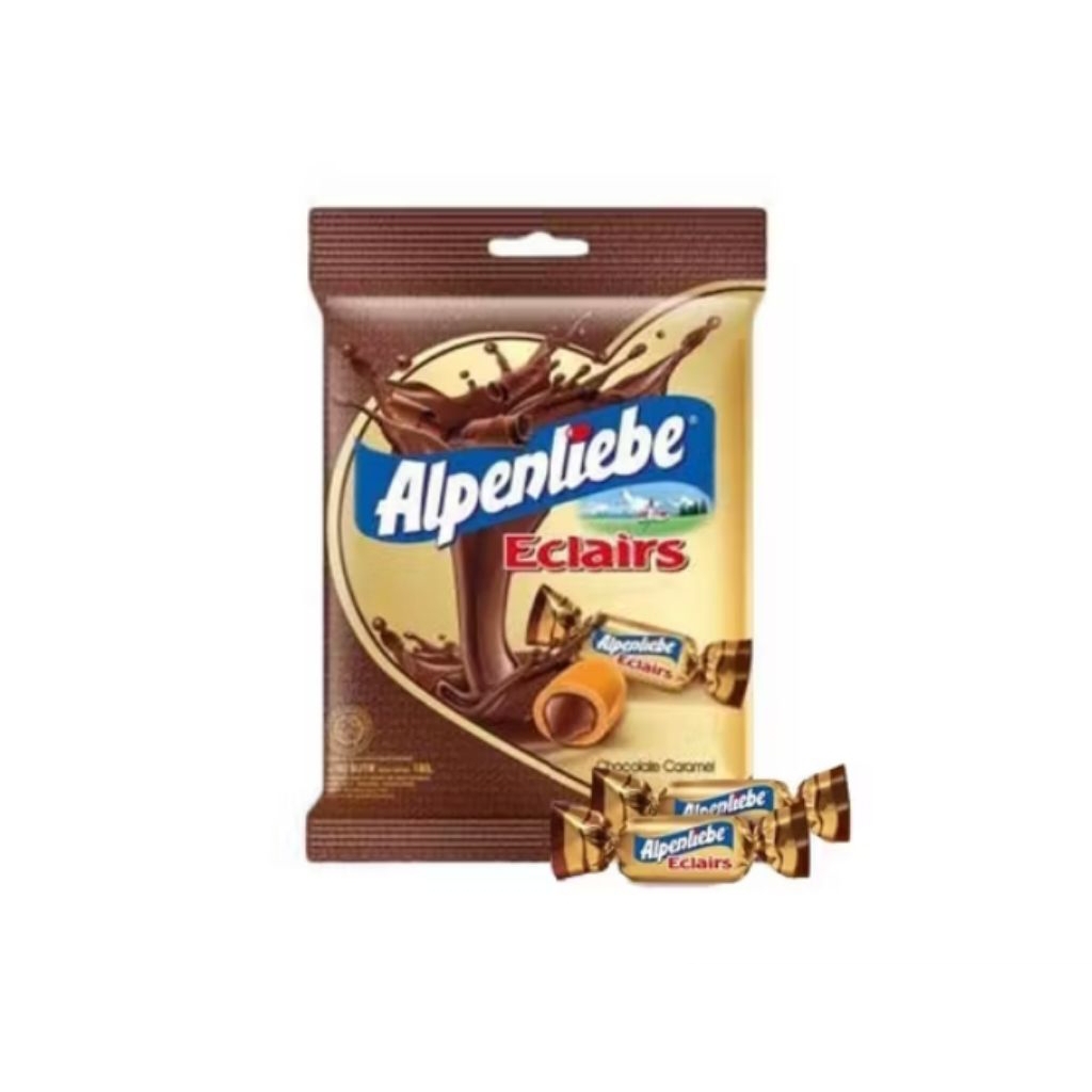 

Alpenliebe Choco Eclairs Pack 126gr (35 butir) &Chupa chups mini isi 10pcs