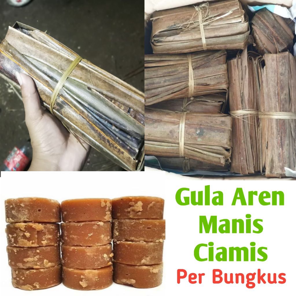 

Gula Aren Asli Alami Khas Ciamis Gula Merah Manis Legit Per Bungkus