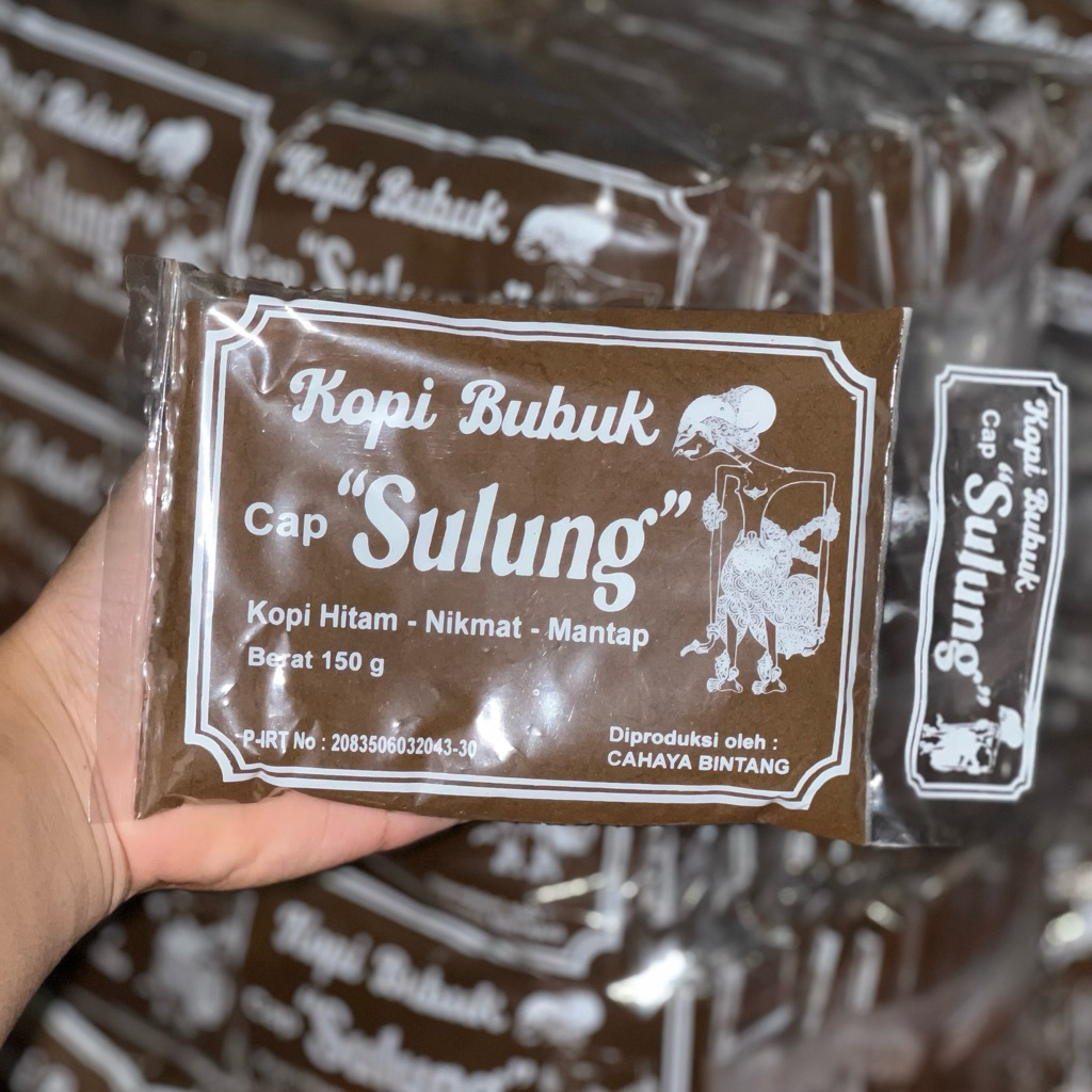 

Kopi Hitam cap sulung khas ndeso berat 150g
