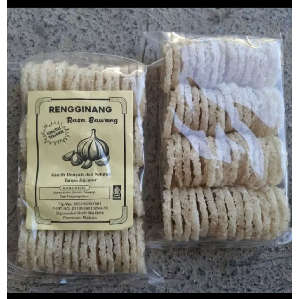 

Rengginang Khas Madura Rasa Bawang Dan Udang