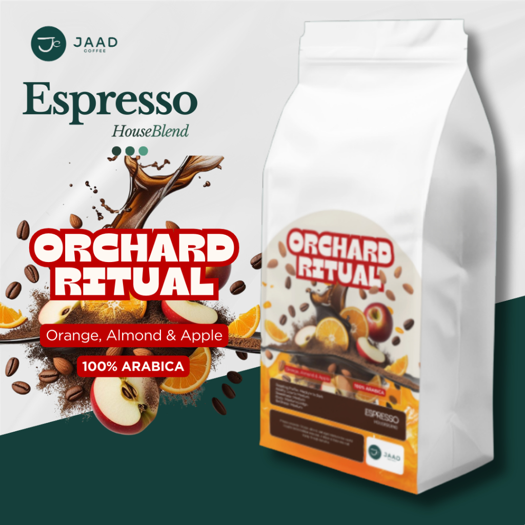 

Orchard Ritual 100% Arabica - Espresso House Blend Series Grade 1 - Kopi Bubuk Fresh Roasted
