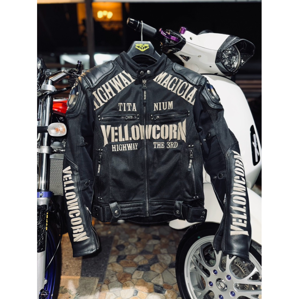 JAKET YELLOW CORN TITANIUM