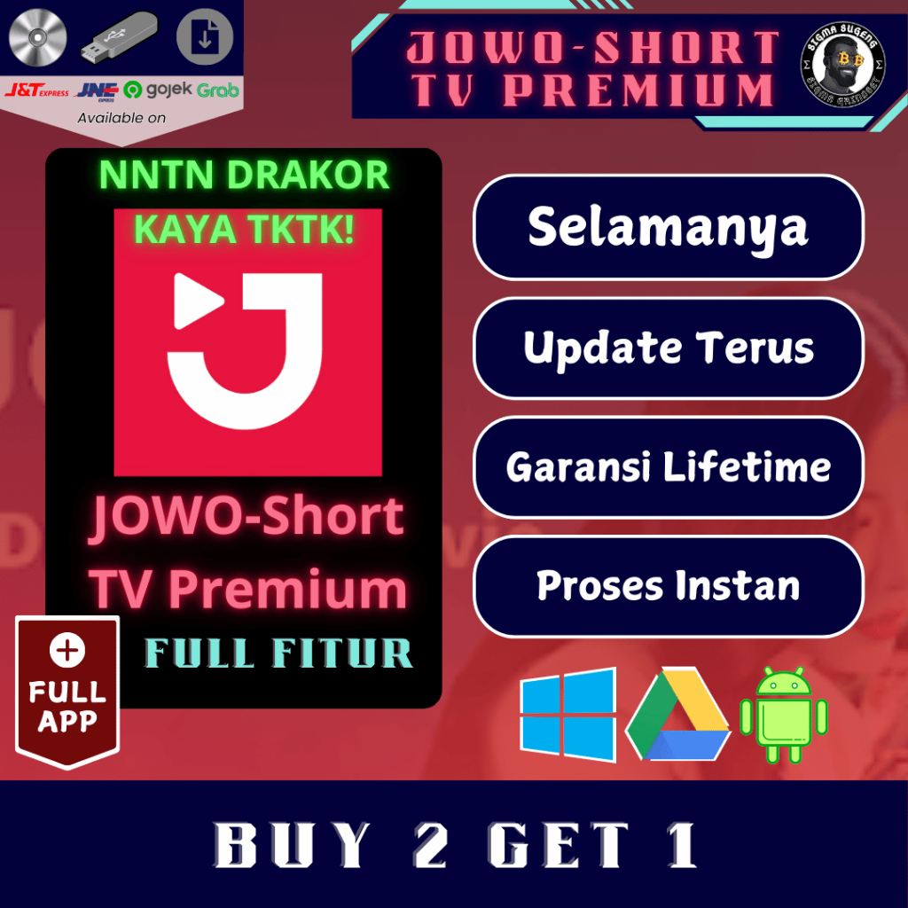 NNTN DRAKOR DRACIN DRAMA KAYA TKTK SSS - JOWO-SHORT TV PREMIUM murah termurah akun sendiri bergarans