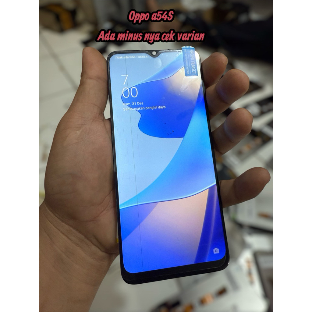 lcd oppo a54s republis ada minus cek varian yh kak