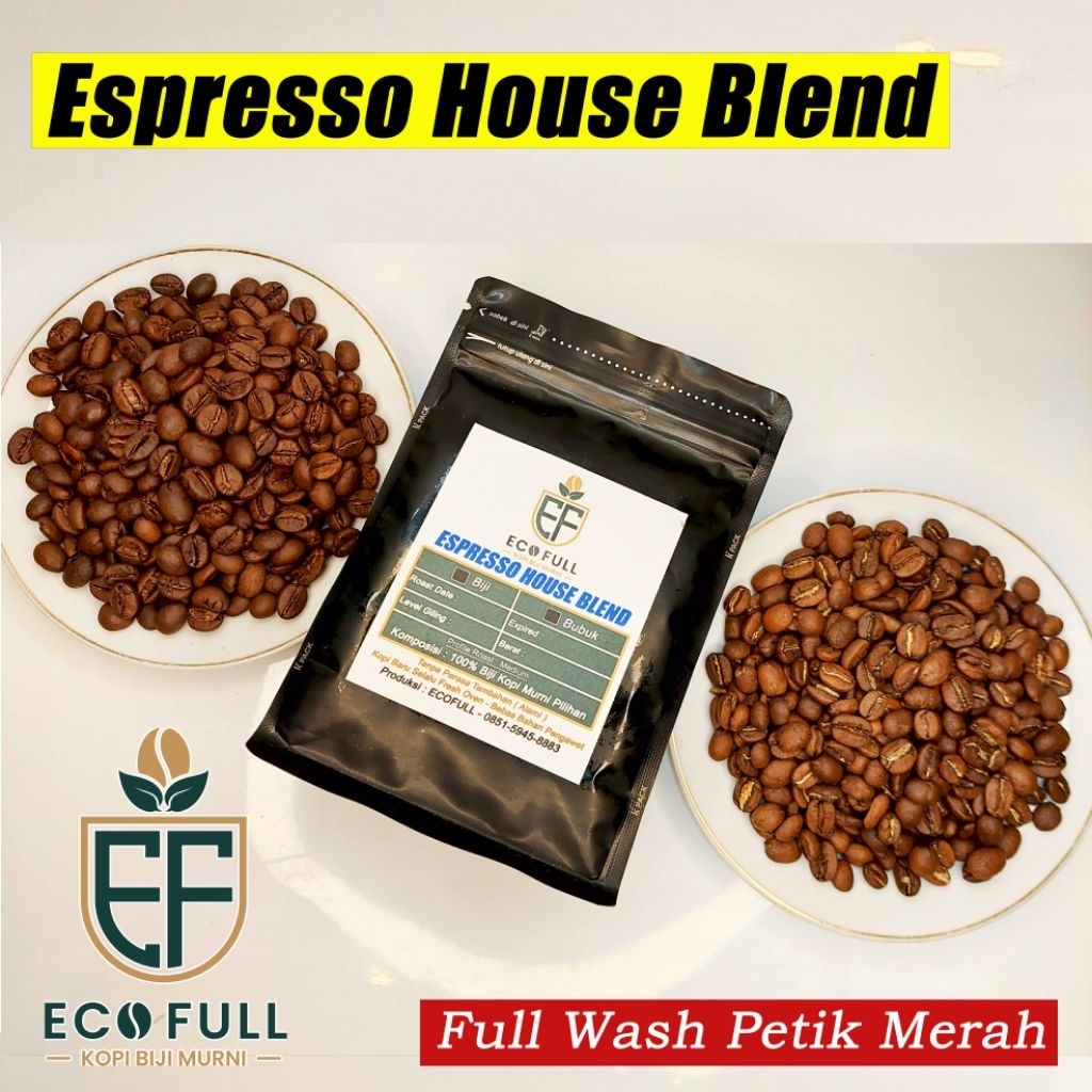 

kopi House Blend Espresso spesialty Robusta + Arabika Fine