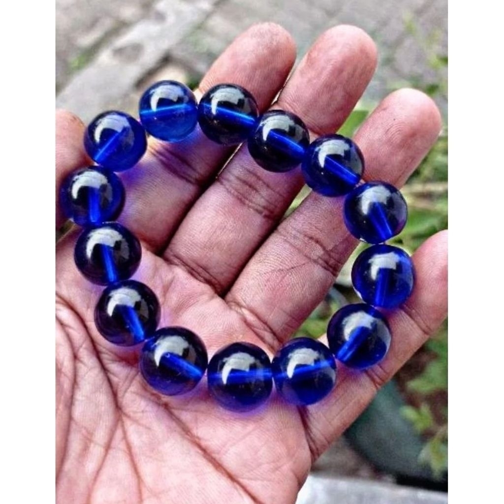 gelang tali elastis blue cyklop papua ukuran jumbo