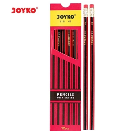 

ensil HB joyko P-6151 Pensil HB 1 Pack is 12 Pcs