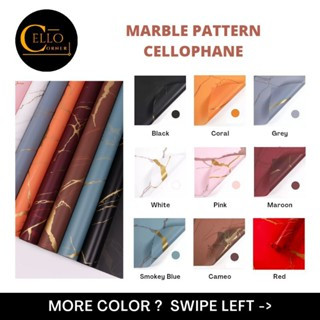 

[PACK] MARBLE PATTERN CELLOPHANE / KERTAS BUKET MOTIF MARMER / MARBLE CELLO KERTAS PEMBUNGKUS BUNGA mm