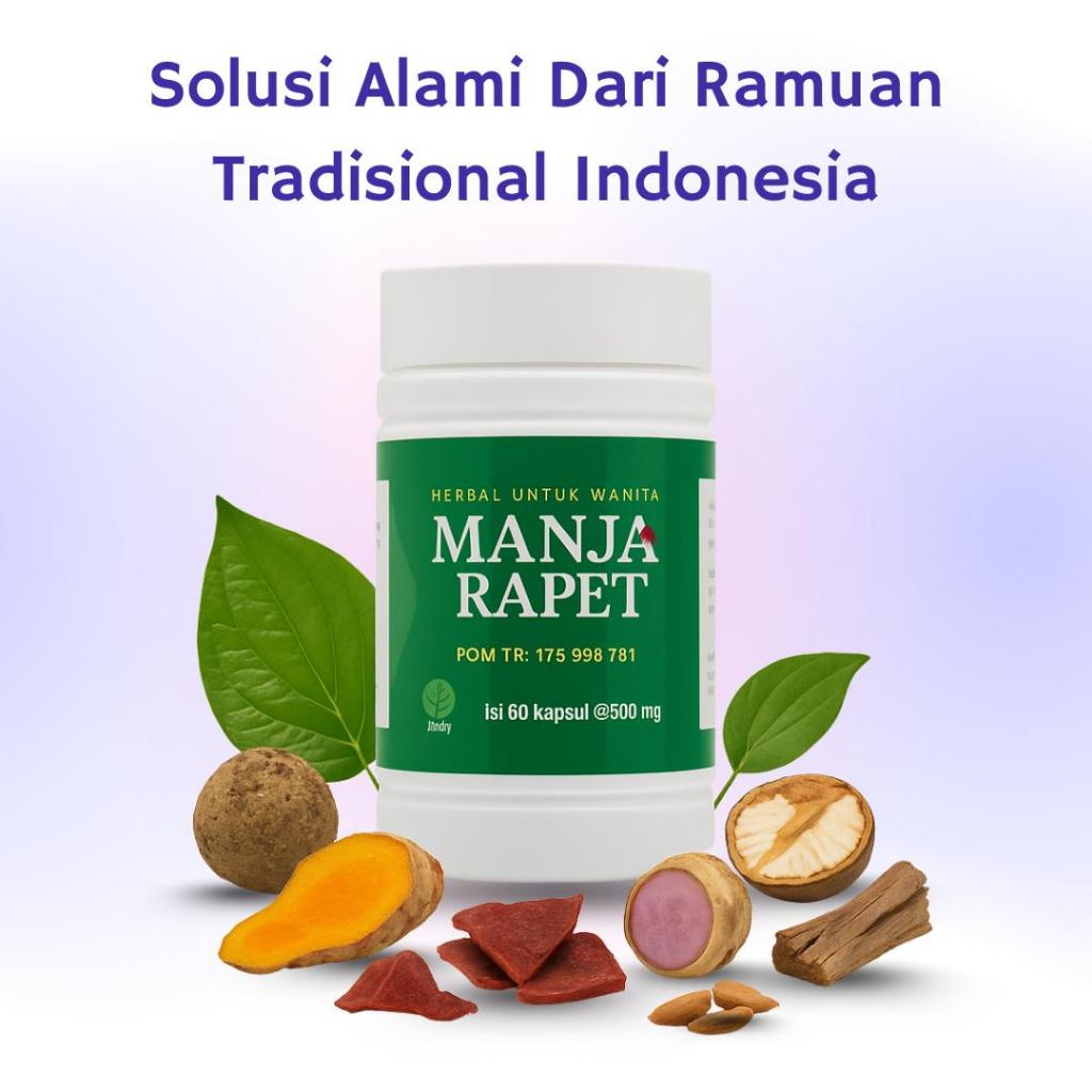 [FLASH SALE] Manja Rapet - Jamu Perapat Kewanitaan Dan Menjaga Kesehatan Organ Intim Wanita BPOM