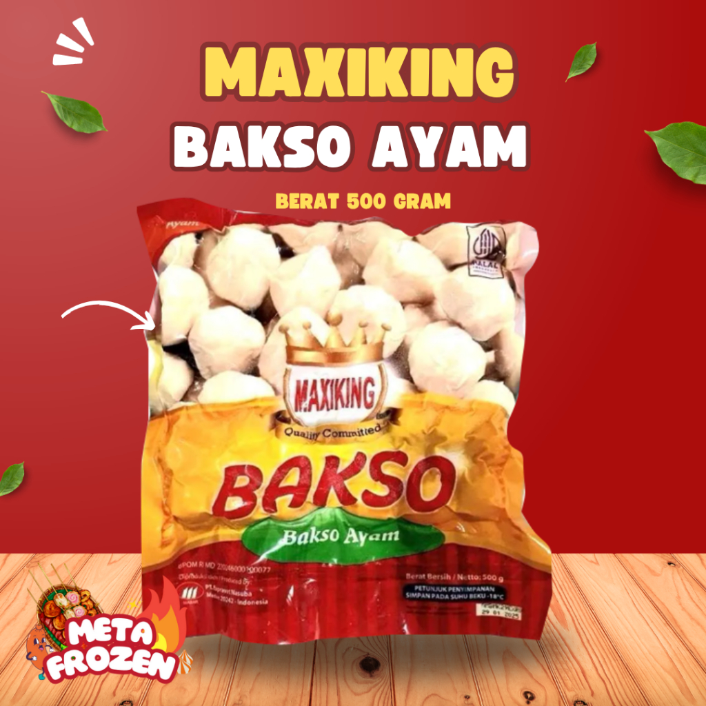 

MAXIKING BAKSO AYAM 500 GR