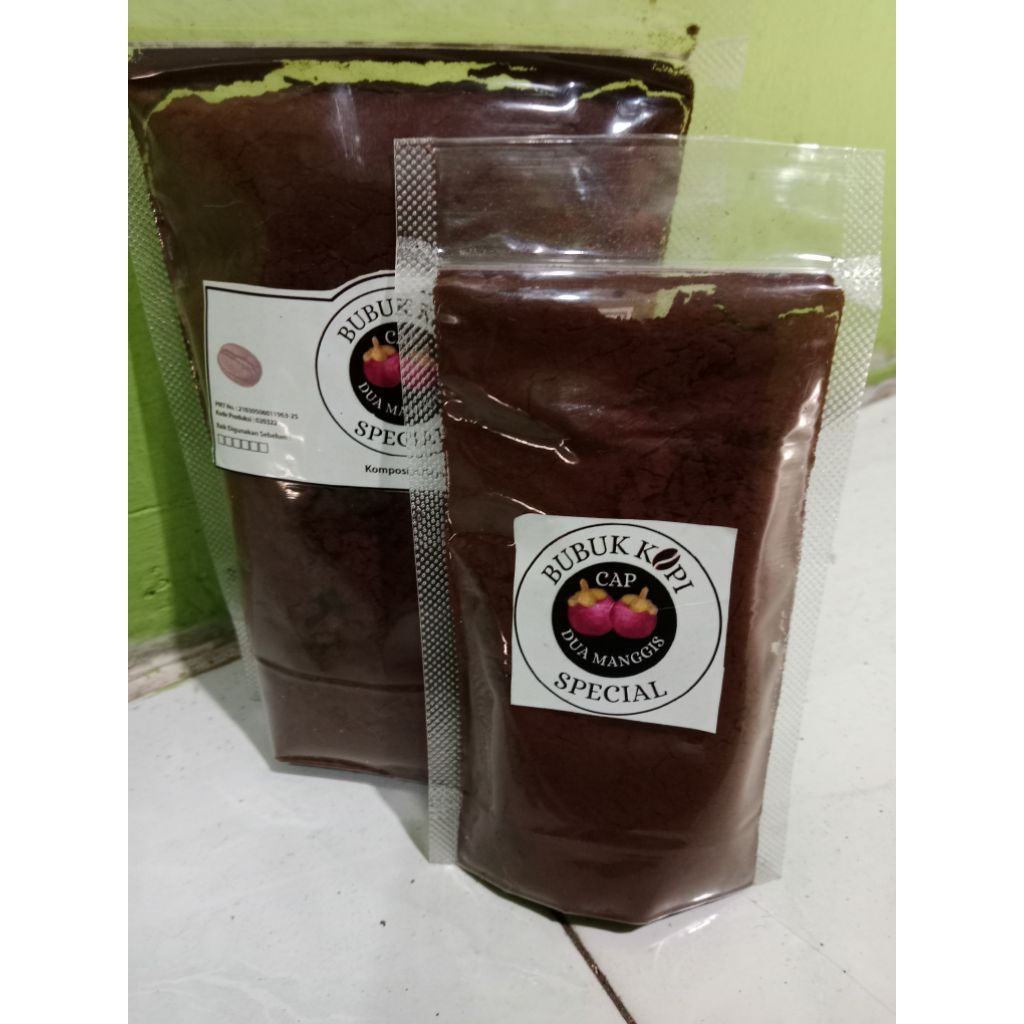 

Kopi Bubuk Hitam Robusta Special Cap Dua Manggis, Kopi Robusta Special Dengan Rasa dan Aroma Khas