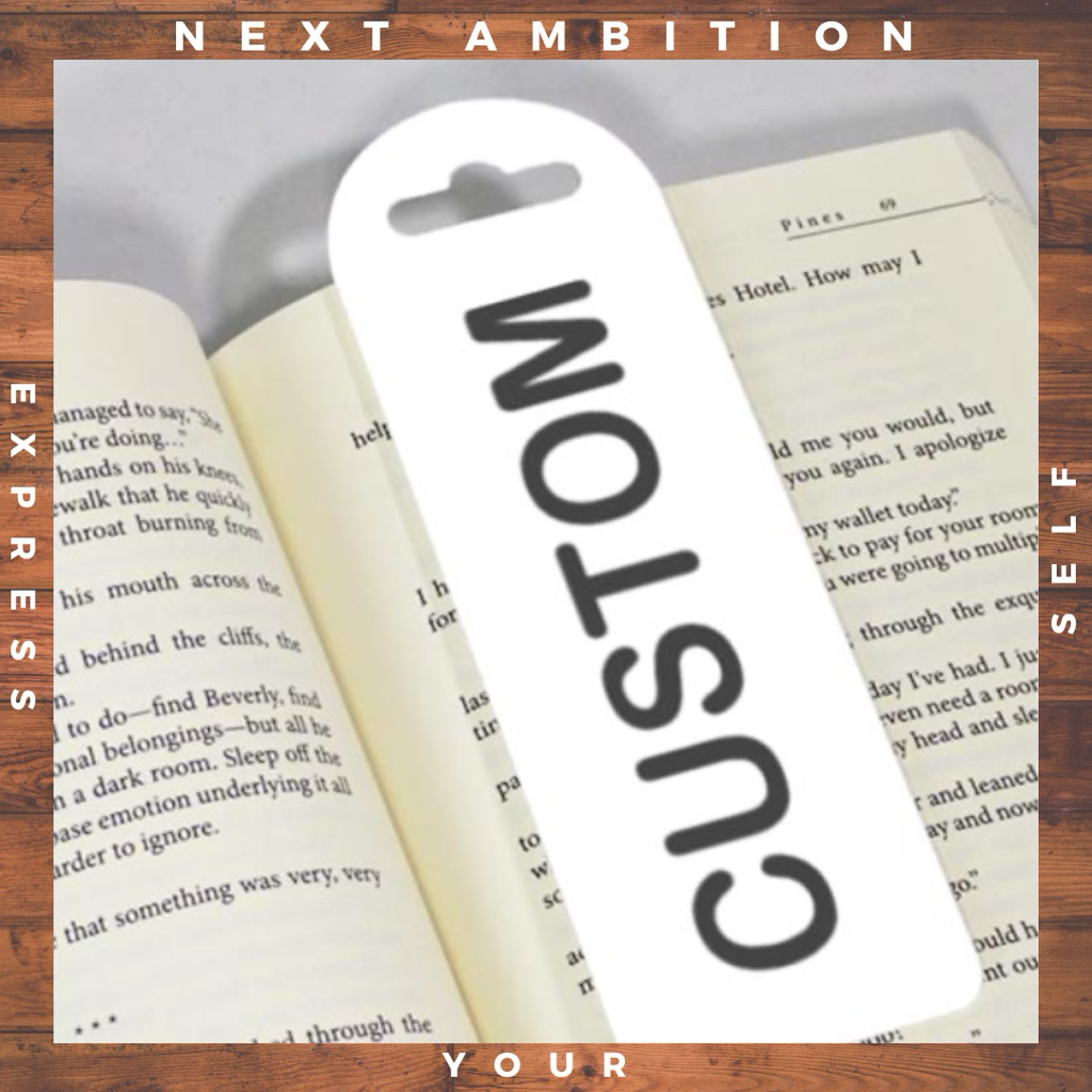 

Pembatas Buku Plastik (Bookmark 5.7x18.2cm) - CUSTOM