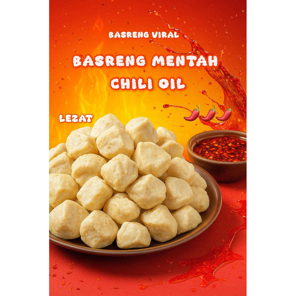 

basreng mentah chili oil kemasan 1kg