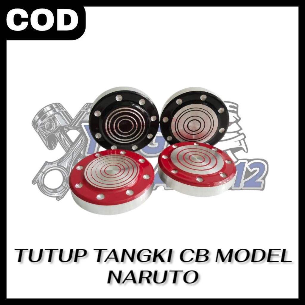 TUTUP TANGKI BUBUTAN CNC WARNA MOTIF PNP GL 125 CB 100 CB 125 GL 100 GL PRO GL MAX VESPA PX VESPA EX