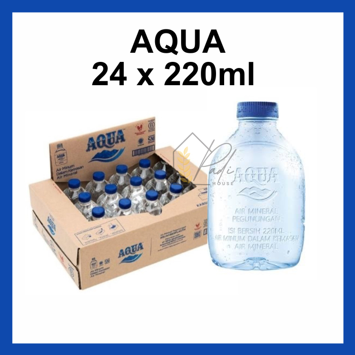 

AQUA Botol Cube Mini 220ml 1 Dus (isi 24) Air Mineral