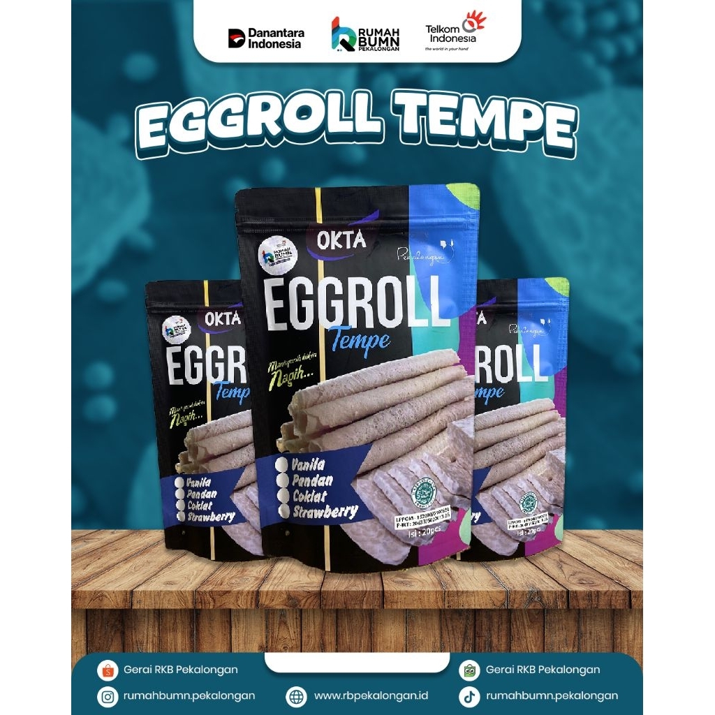 

Eggroll Tempe khas Pekalongan - Okta