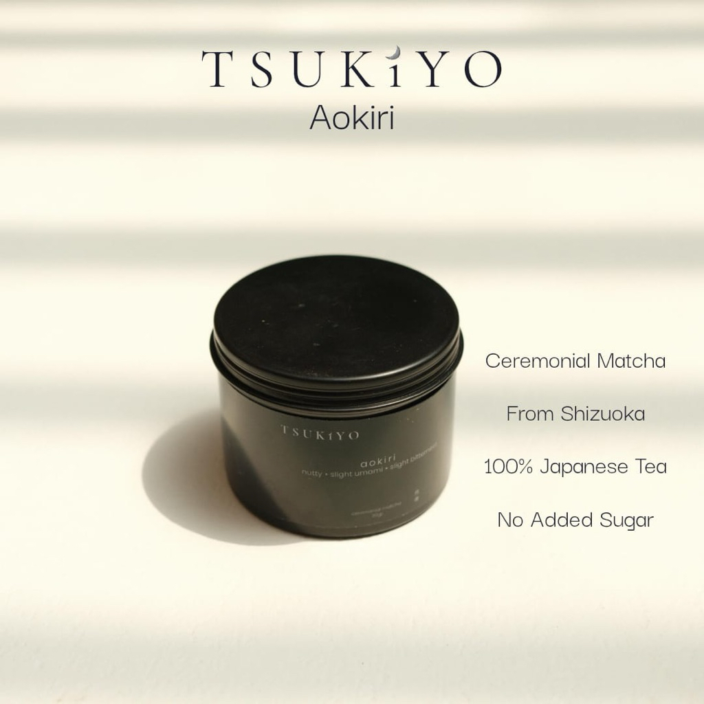 

TSUKIYO - Aokiri Japanese Ceremonial Matcha Powder - Pure Matcha
