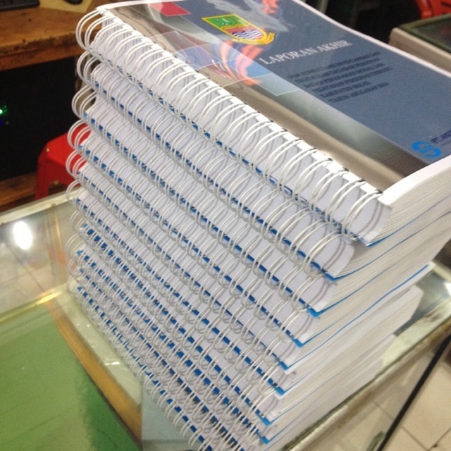 

Jilid SPIRAL Kawat Mika Buffalo A4/B5/A5/FOLIO/A3