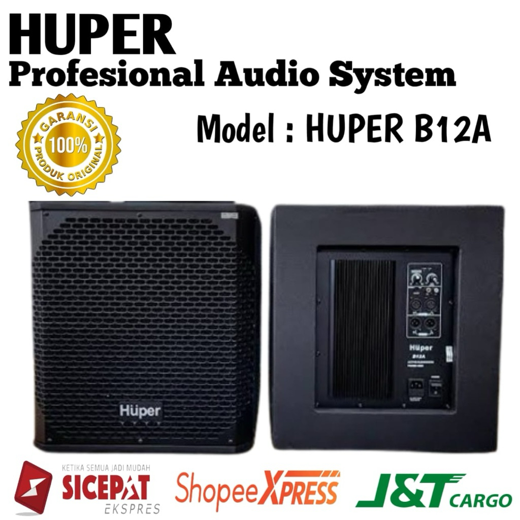 Subwoofer Aktif Huper B12a Original Subwoofer Aktif Huper 12inch